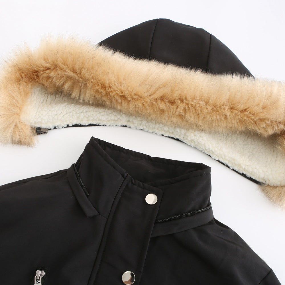WInter Coat Detachable Hooded Feece Jacket