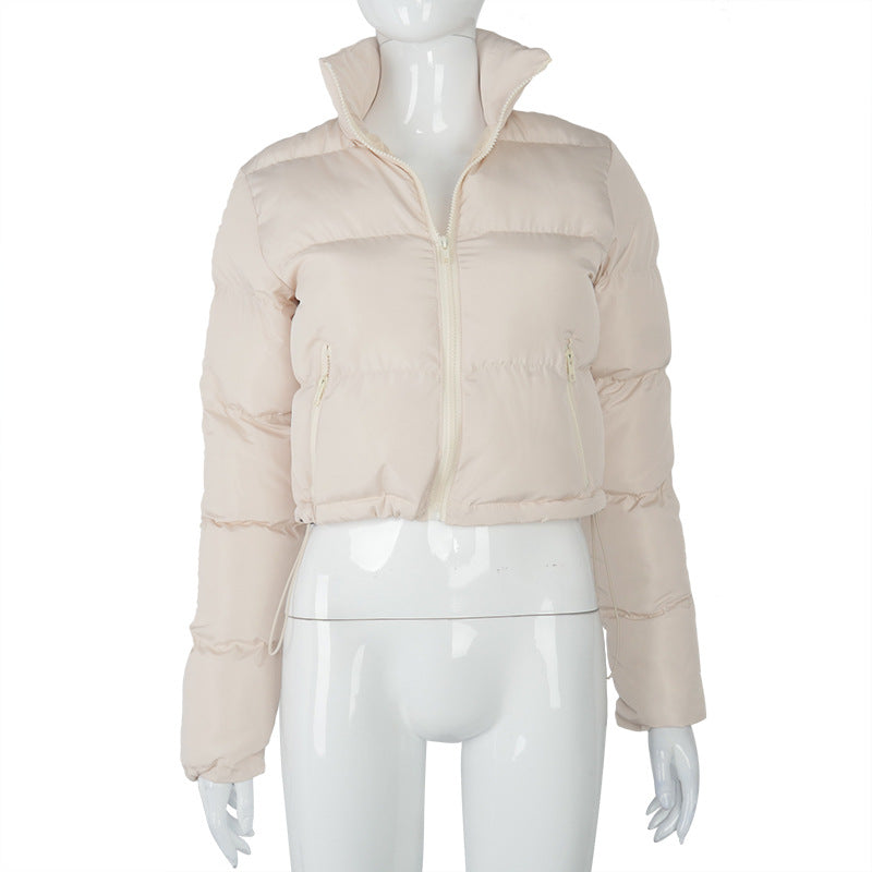 Stand-up collar warm casual down jacket