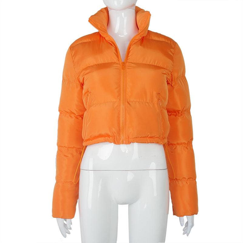 Stand-up collar warm casual down jacket