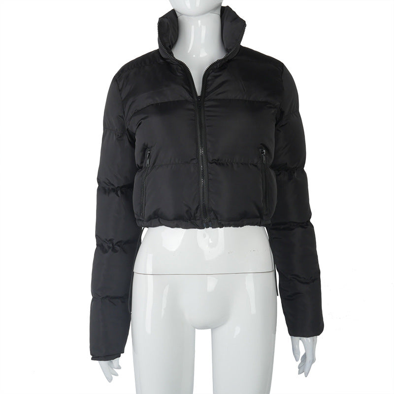 Stand-up collar warm casual down jacket