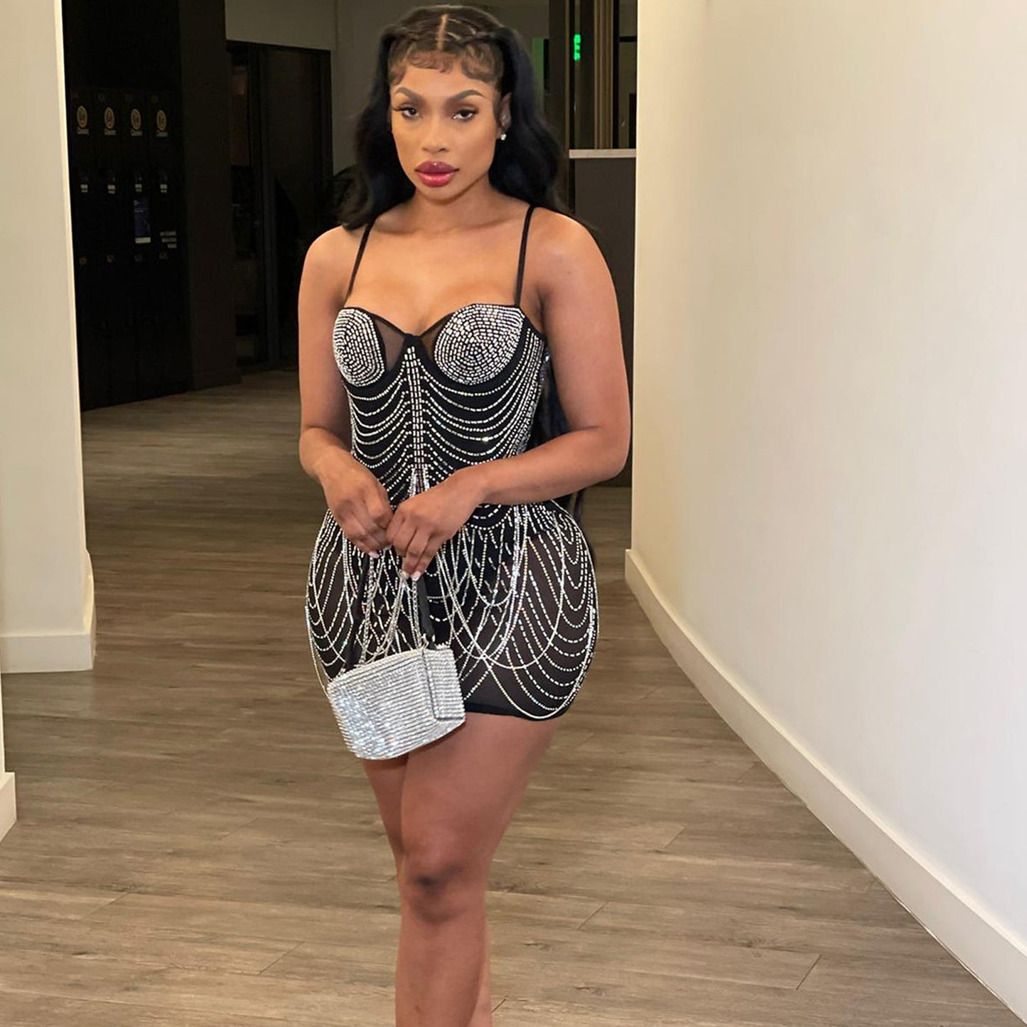 Women's Personality Tassel Suspender Dress