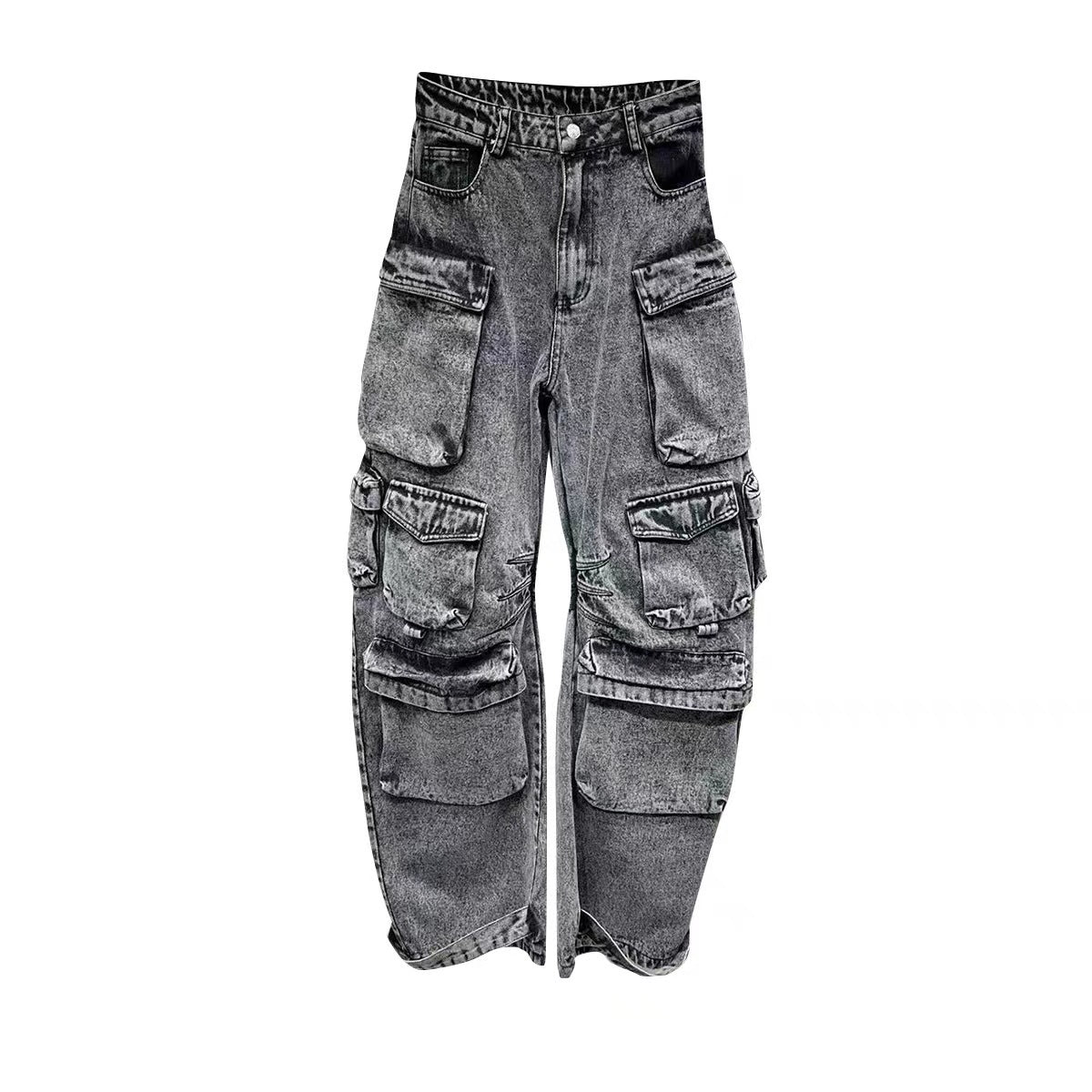 Women's Multi-pocket Baggy Jeans