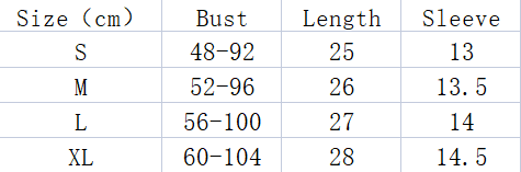 Women's Fashion Fungus Short Sleeve