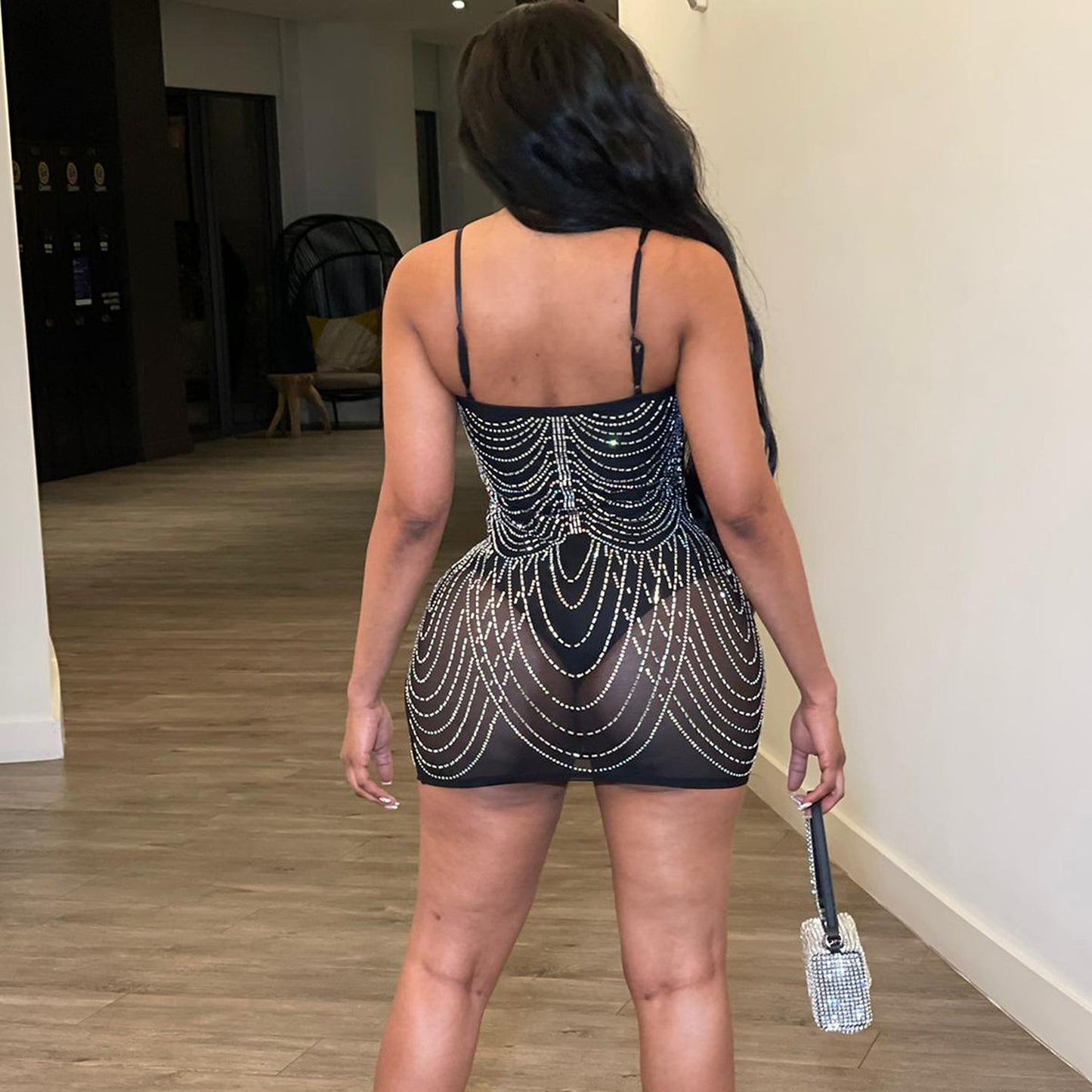 Women's Personality Tassel Suspender Dress